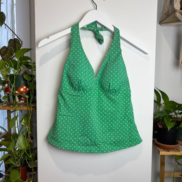 Lands End Tankini‎ Bathing Suit Top Size 6 Medium - Picture 1 of 3